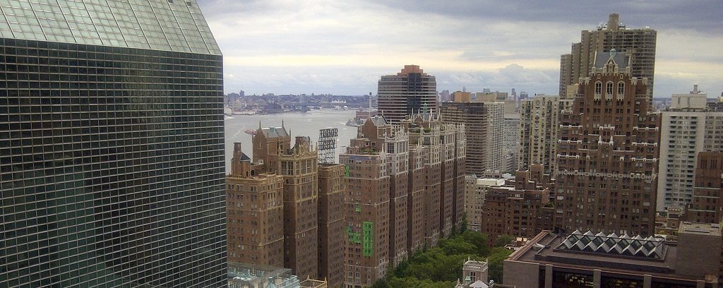 Photo of NYC from a high-rise roof deck