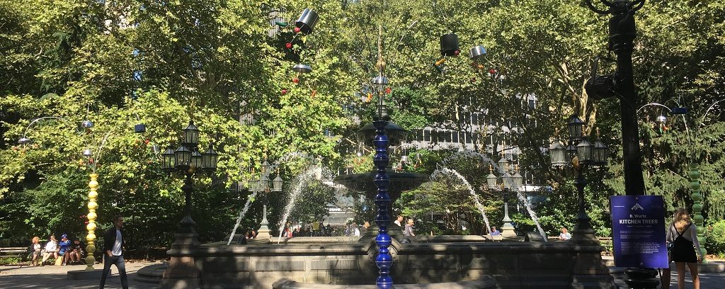 Photo of City Hall Park Art Installation
