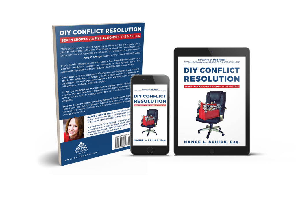 Photo of Nance L. Schick's DIY Conflict Resolution book