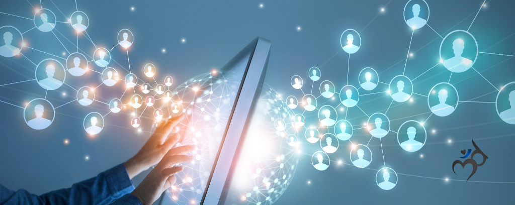 Photo of person collecting electronic people data