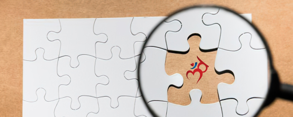 Photo of the Third Ear Conflict Resolution logo as the missing piece in a puzzle